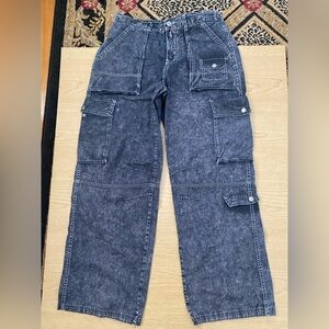 If It Were Me Charcoal Cargo  Pants